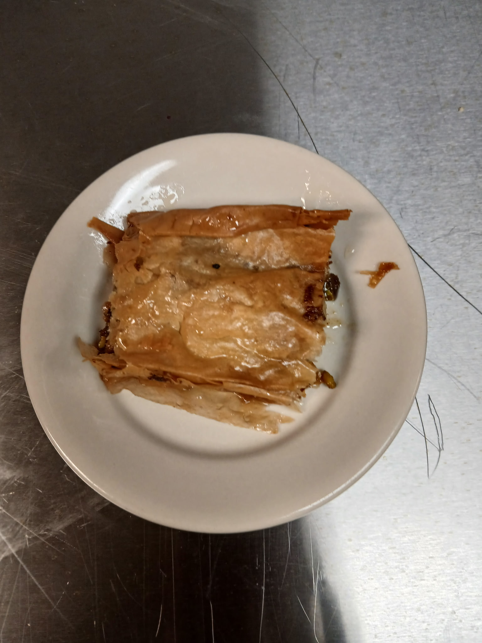 Baklava menu item